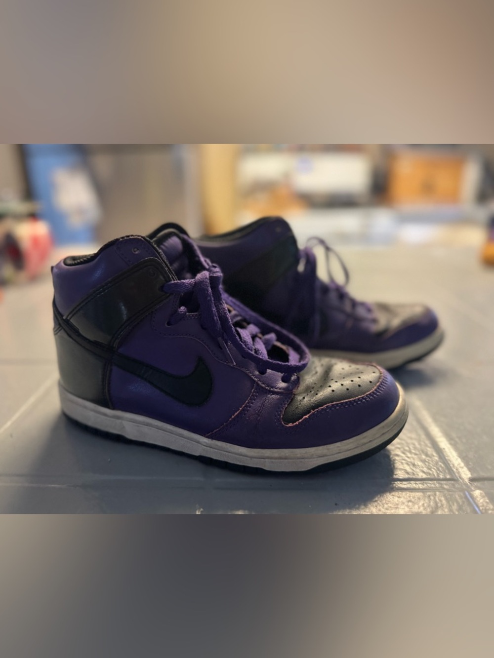 Vintage Nike Purple/dark grey/black Dunks